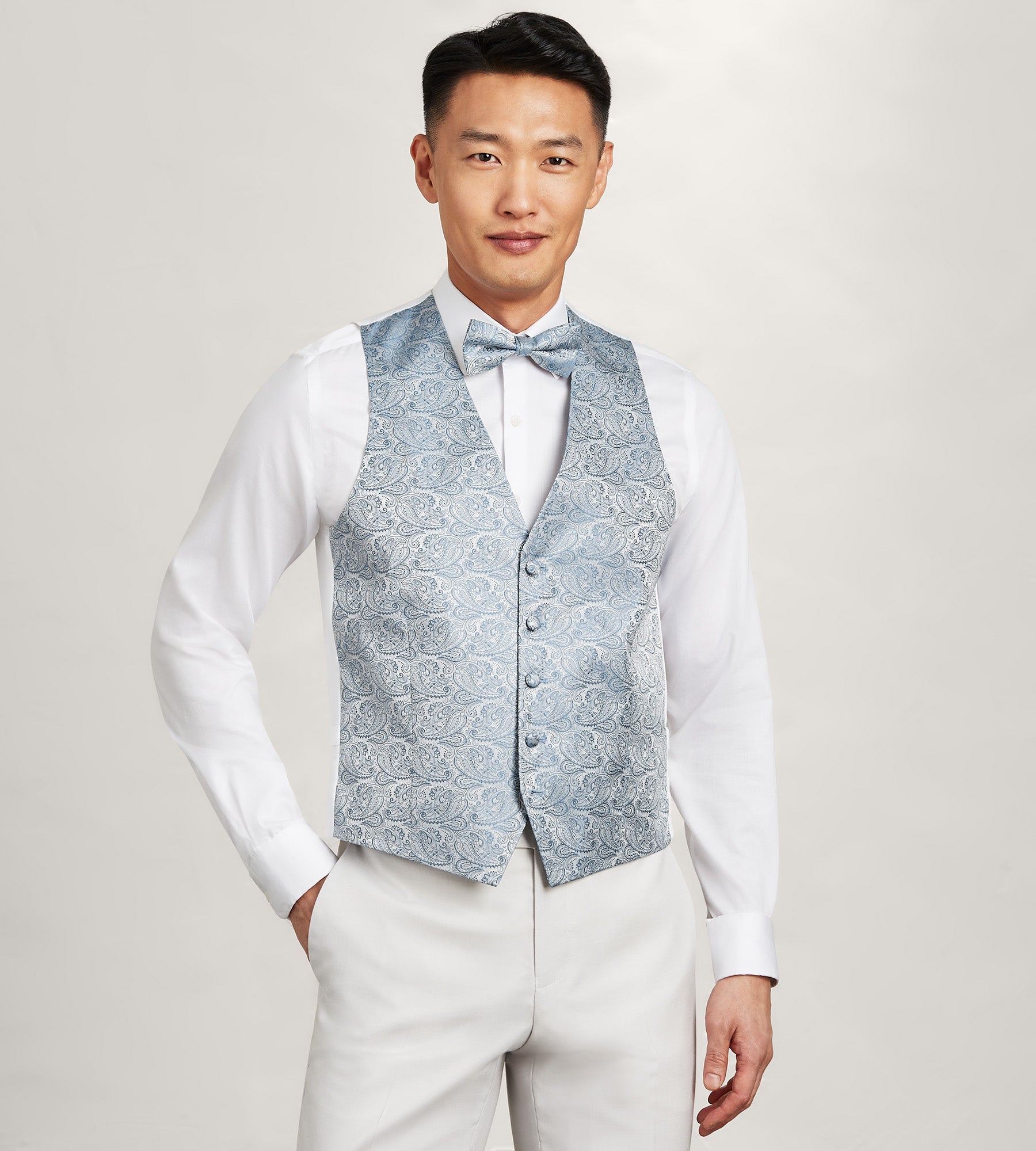 Paisley Tonal Suit Vest