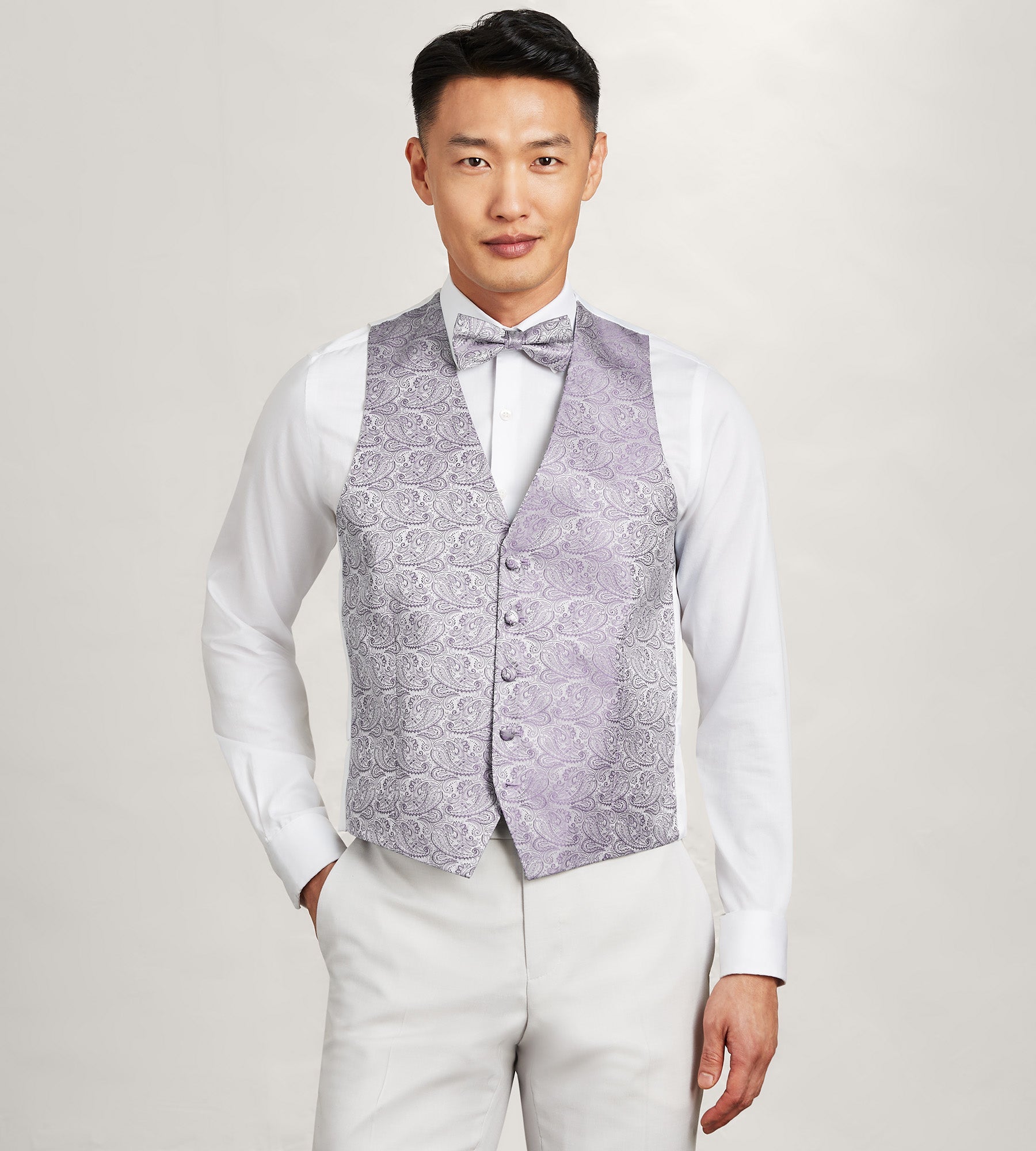 Paisley Tonal Suit Vest